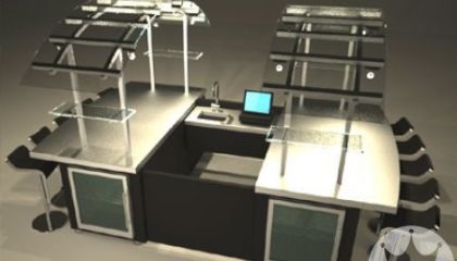 Sophisticated Service Retail/Coffee Kiosk