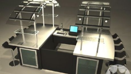 Sophisticated Service Retail/Coffee Kiosk