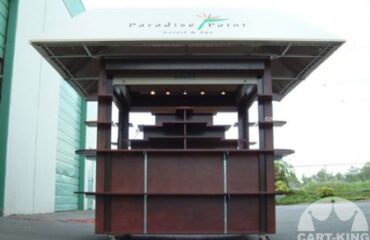 Paradise Point Retail Display Cart Paradise Point Retail Display Cart with Wheels and Storage