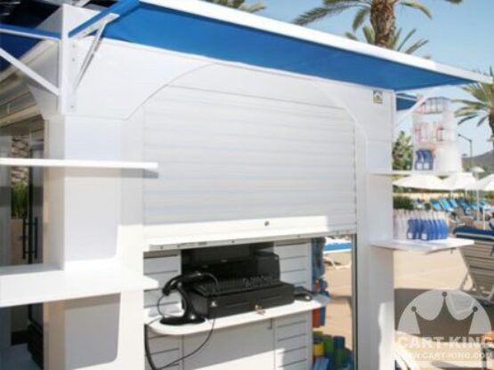Retail Kiosk with Security Shutters