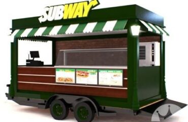 Subway Branded Mobile Food Trailer