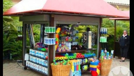 The poolside Outdoor Retail Merchandising Unit