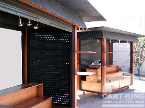 outdoor retail kiosk set