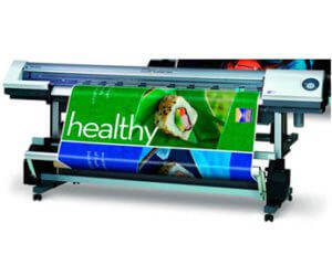 Wide format color printers to print custom graphics