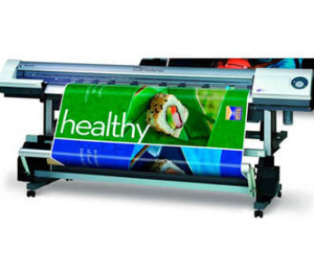 Wide format color printers to print custom graphics