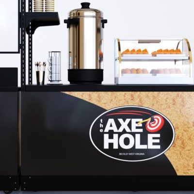 Coffee Cart Close-up by Cart-King