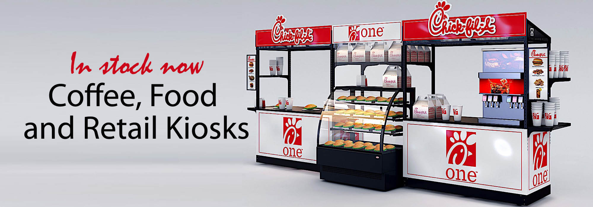 Coffee, Food and Retail Kiosks for Sale - Cart-King In stock coffee, food and retail kiosk configurations for mobile vending