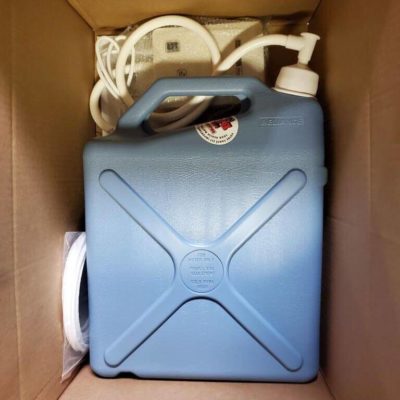 The espresso upgrade kit shown as it is shipped to the vendor