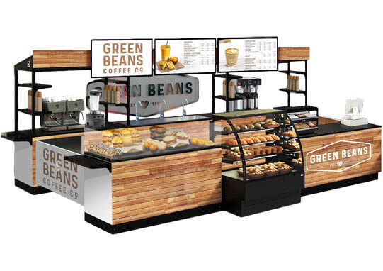 Cart-King Quad Coffee Kiosk