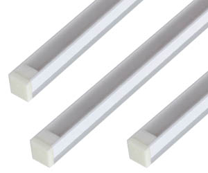 Custom LED light bars that can be added to our food carts