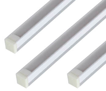 An LED lighting kit is included in the price of our EZ-Lockup retail displays