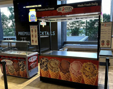 Bruster's ice cream cart