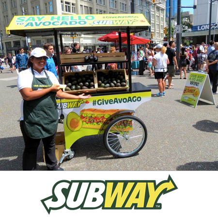 Subway GiveAvoAGo Food Cart - Cart-King