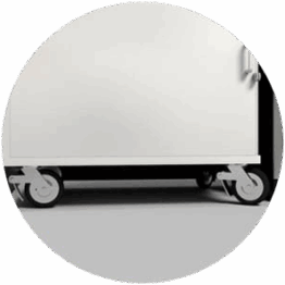 Industrial locking castors