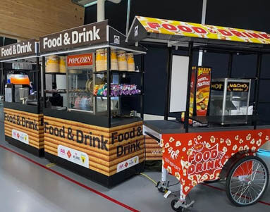 Customized Winsport Catering carts sold by Cart-King