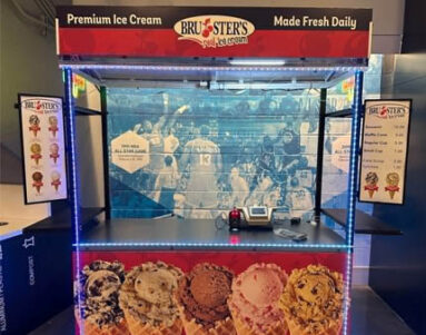 Bruster's Ice Cream cart