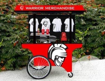 Retail Merchandising Unit Push Cart with your Company's Branding