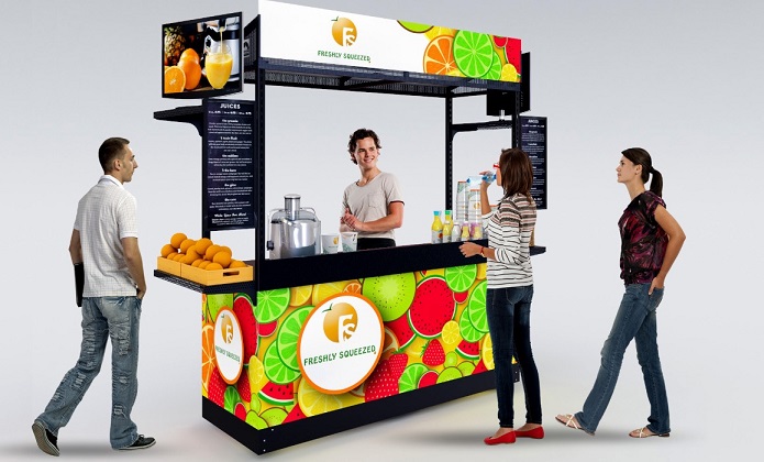 Watch our EZ-Kiosk video for an easy entry into the food business