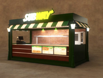 Sandwich Food Kiosk For Sale - Cart-King