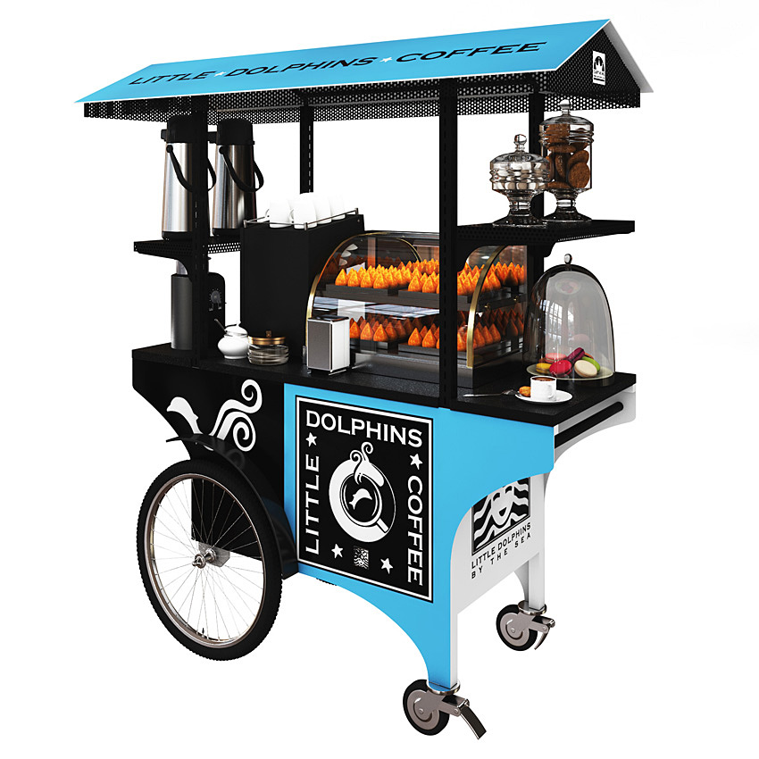 Street Food Pushcart by Cart-King
