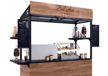 Mobile Coffee Cart for Sale - Cart-King