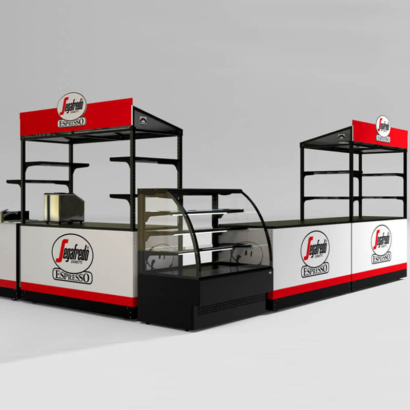 A mobile cart with an optional portable sink, branded for a fast food chain - Cart-King