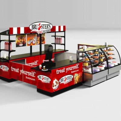 Triple Ice Cream Kiosk - Cart-King