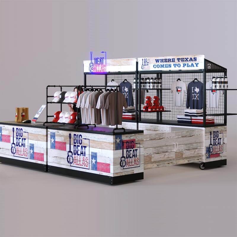 A mall kiosk designed for a large retailer - Cart-King