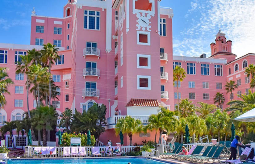 The Don Cesar with pool area